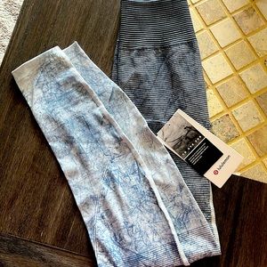 Lululemon ebb to train tight tie dye leggings